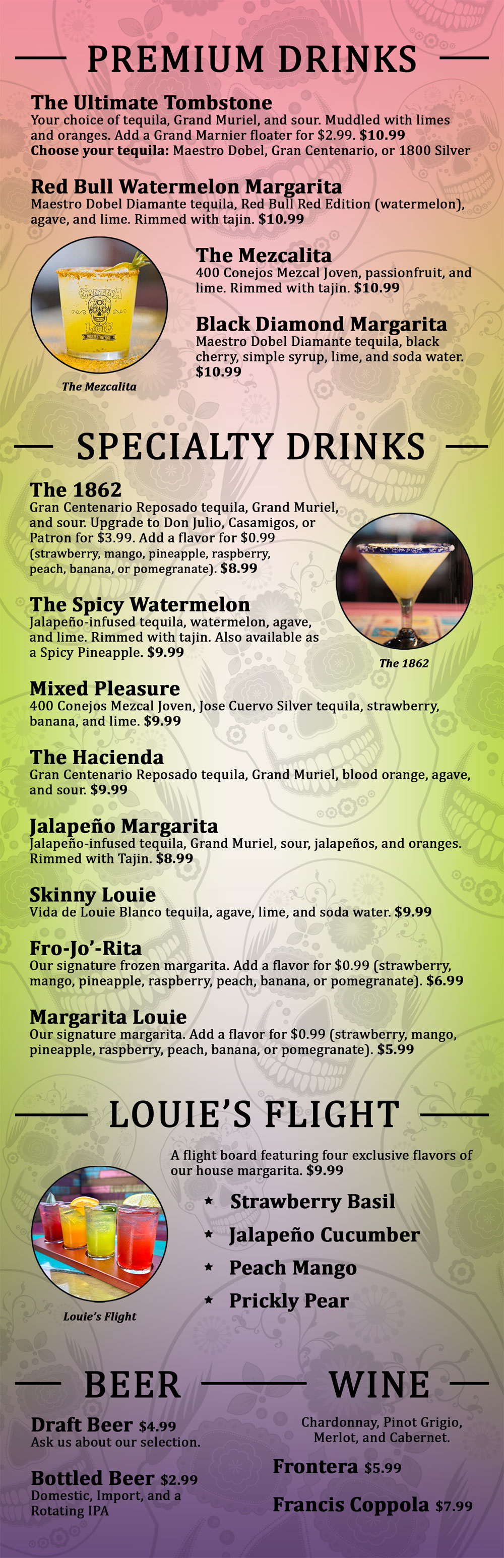 Drink Menu - Florida